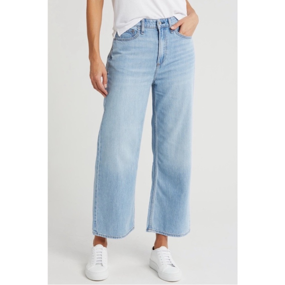 rag & bone Light Blue Flare & Wide Leg Jeans